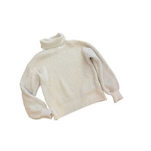 Primark Cares beige Turtleneck chunky Sweater 11/12